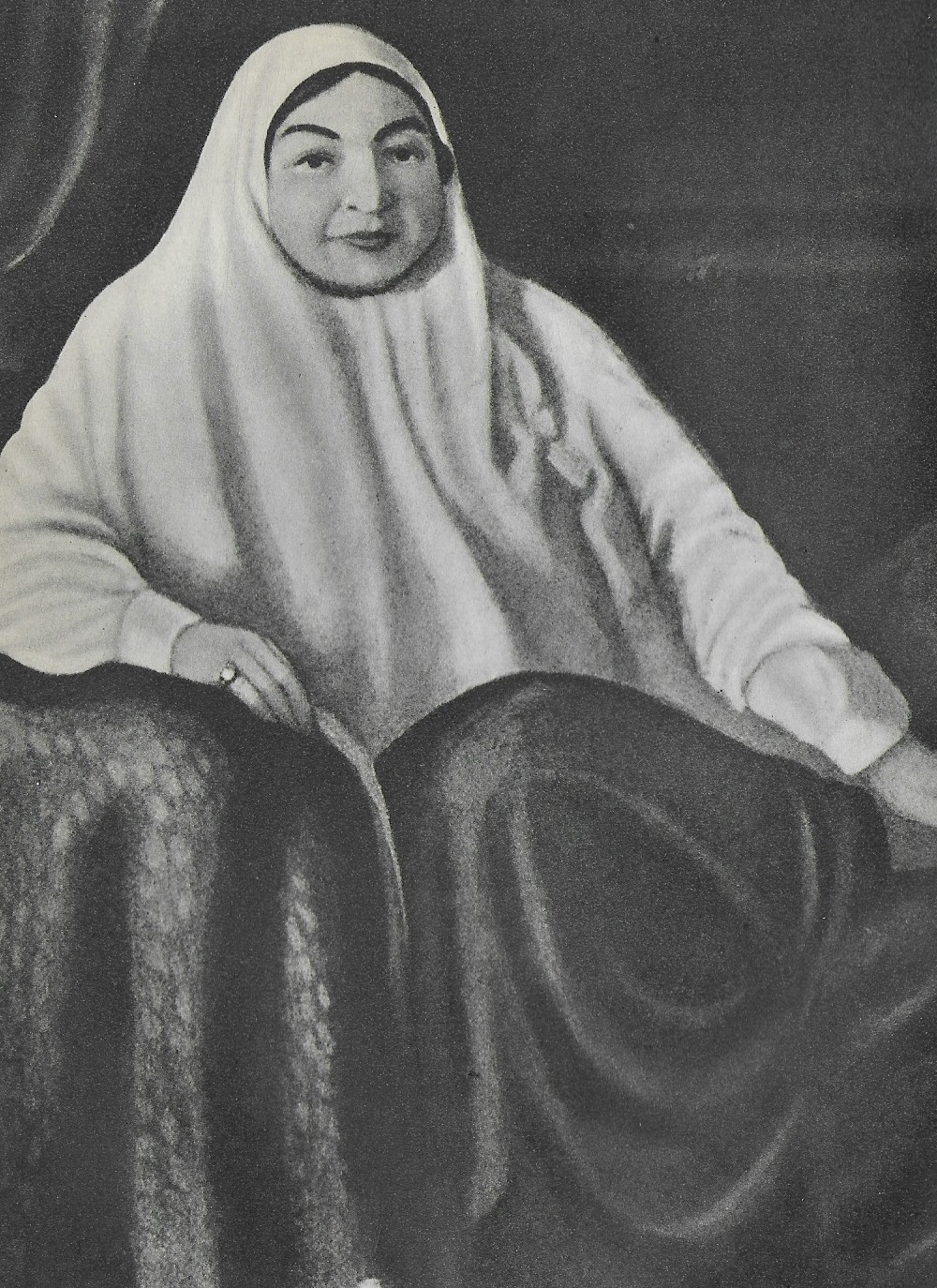 A portrait of Lady ‘Alī Shāh.